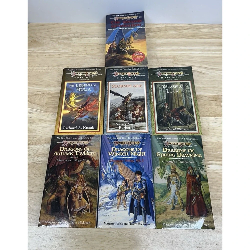 Lot of 7 Dragonlance Book